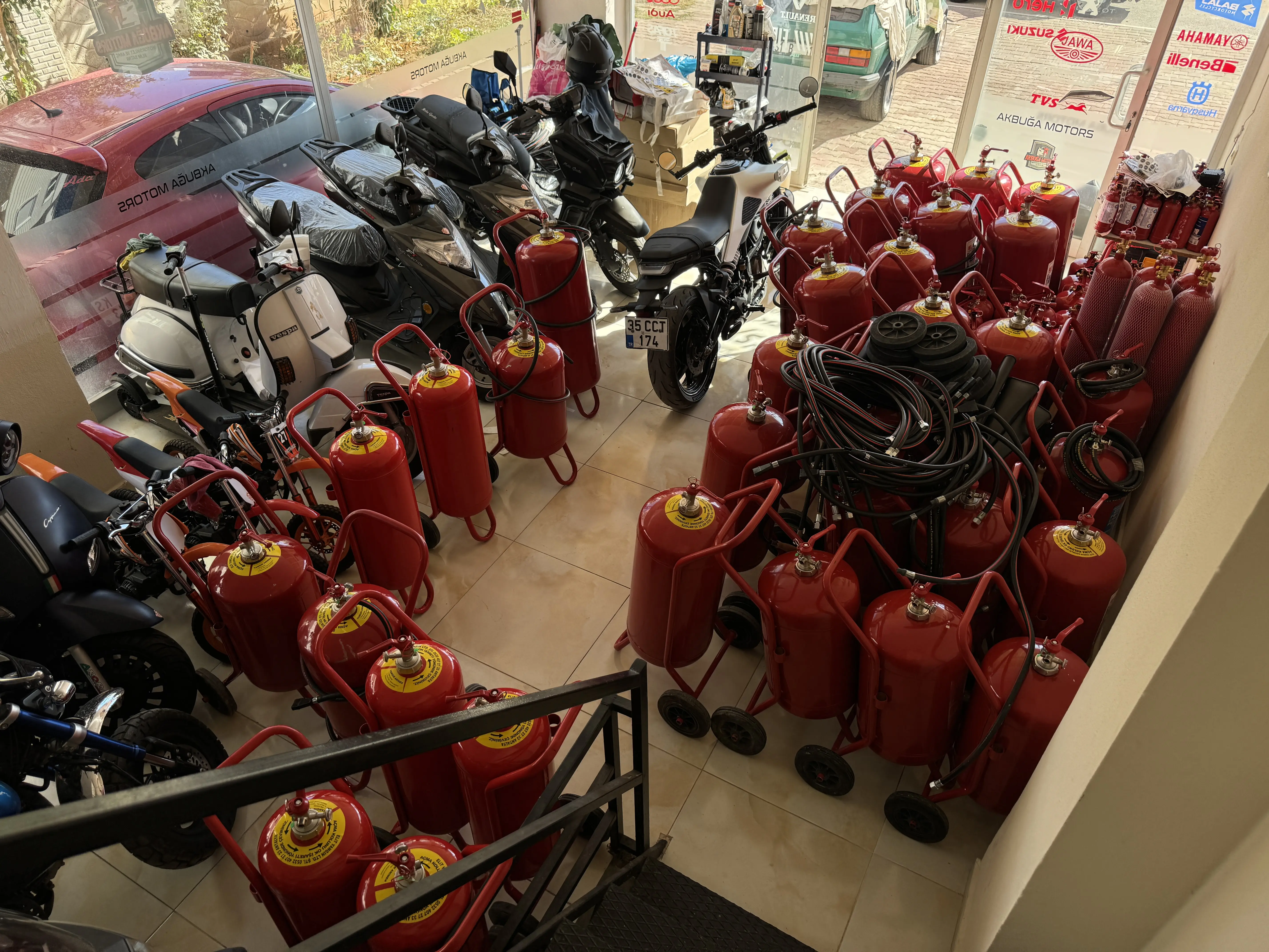 Kepez yangın tüpü