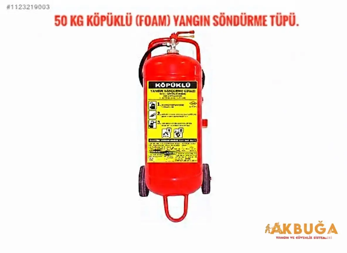 50 KG KÖPÜKLÜ (FOAM) YANGIN SÖNDÜRME TÜPÜ